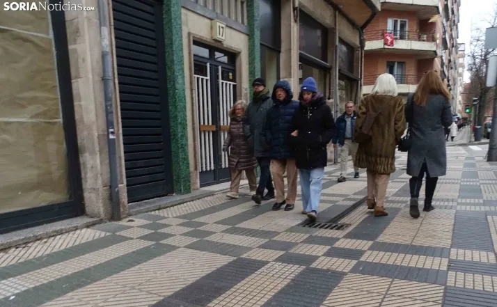 Una imagen del mediodía de Navidad en la capital soriana. /PC