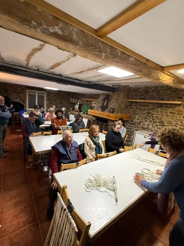 Una imagen del taller celebrado en la localidad de Tierras Altas. 