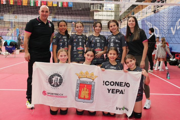 Las alevines del Sporting Santo Domingo lucharán con los mejores en la Copa de España