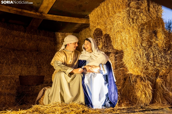 Belén Viviente de Oncala 2025./ Viksar Fotografía