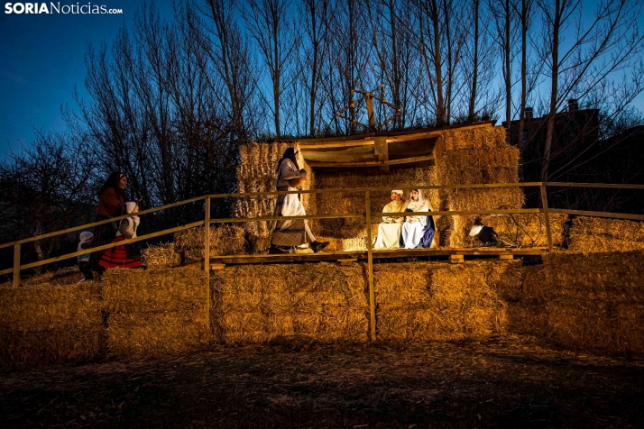 Belén Viviente de Oncala 2025./ Viksar Fotografía