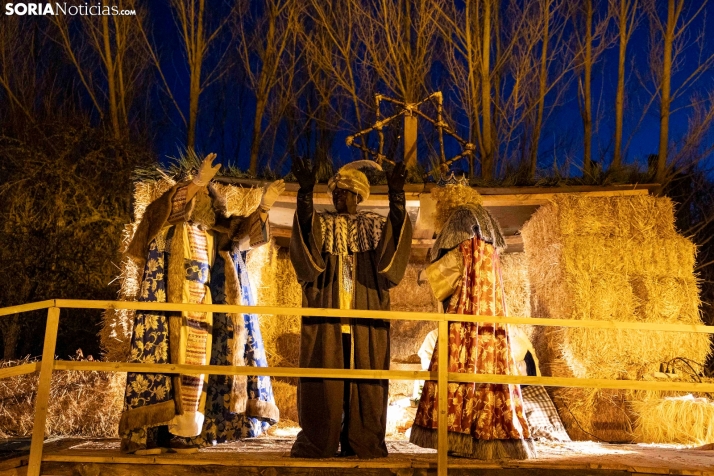 Belén Viviente de Oncala 2025./ Viksar Fotografía