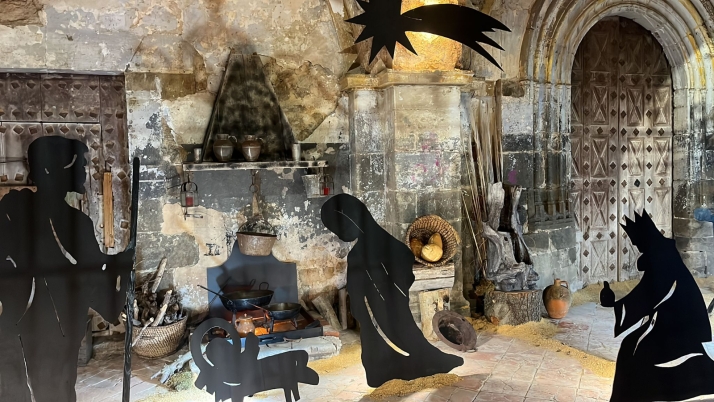 Una imagen de la jornada de belenes en Ágreda. /Ayto