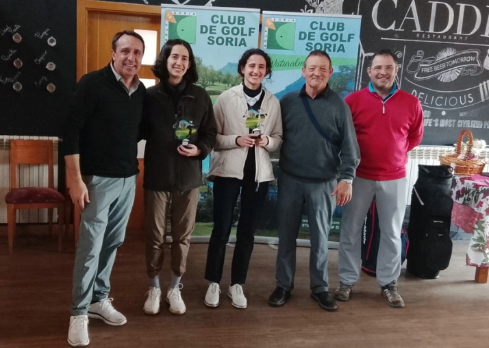 Los jugadores de Lecanda-Araluce y de Prado-Pérez, se llevan el Torneo Fin de Año del Club de Golf Soria 
