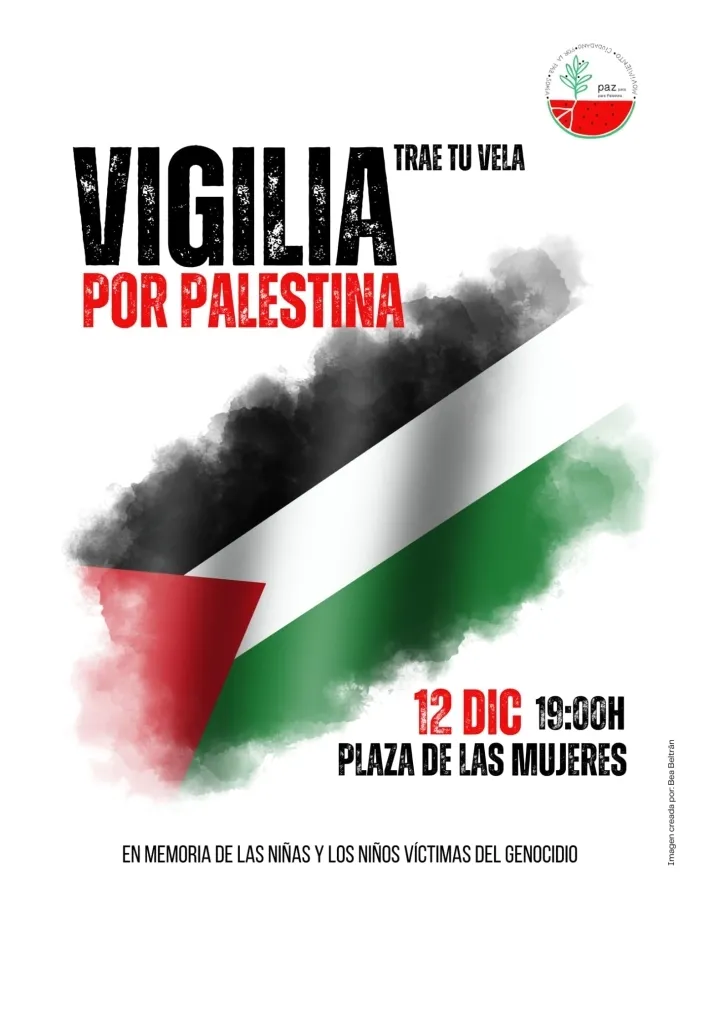 Foto 2 - La Plaza de las Mujeres acoger&aacute; una vigilia por las v&iacute;ctimas infantiles del conflicto en Palestina