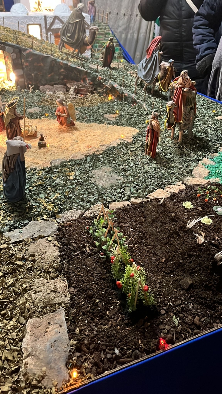 Una imagen de la jornada de belenes en Ágreda. /Ayto