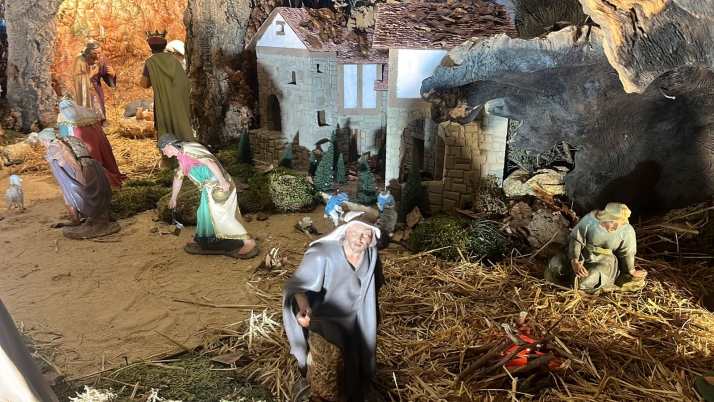 Una imagen de la jornada de belenes en Ágreda. /Ayto