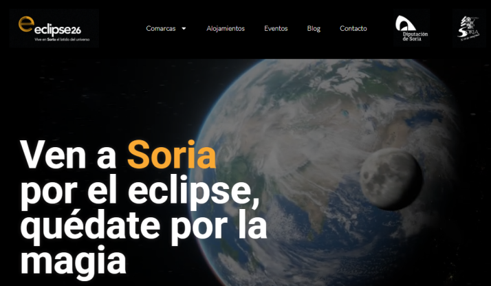 La Diputación presenta, 8 meses después, el mapa prometido para una mejor observación del gran eclipse de 2026