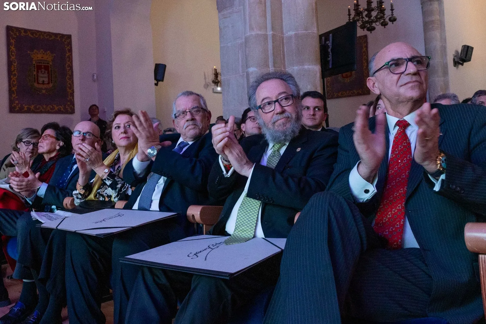 Una de las imágenes del acto central de presentación de 'Tras las huellas del territorio'. /Ferrer 