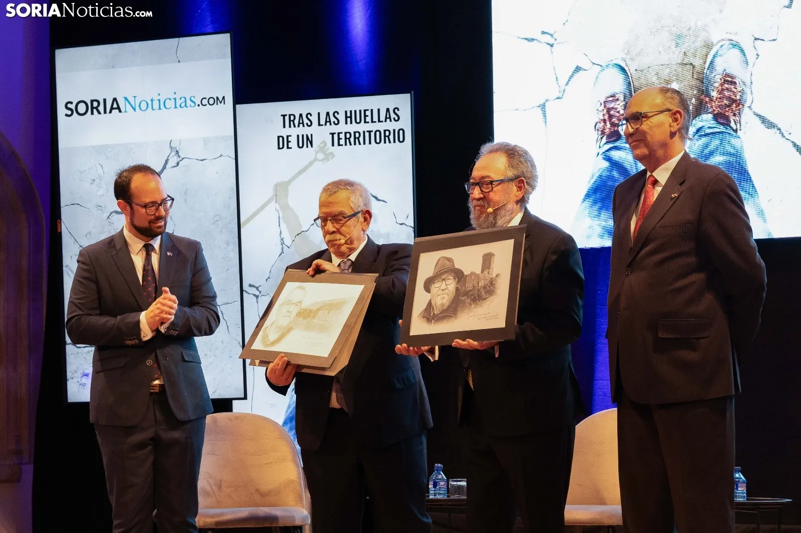 Una de las imágenes del acto central de presentación de 'Tras las huellas del territorio'. /Ferrer 