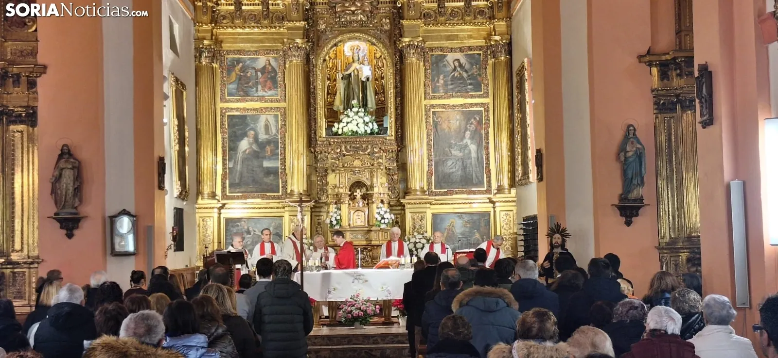 Una imagen de la eucaristía solemne. /PC