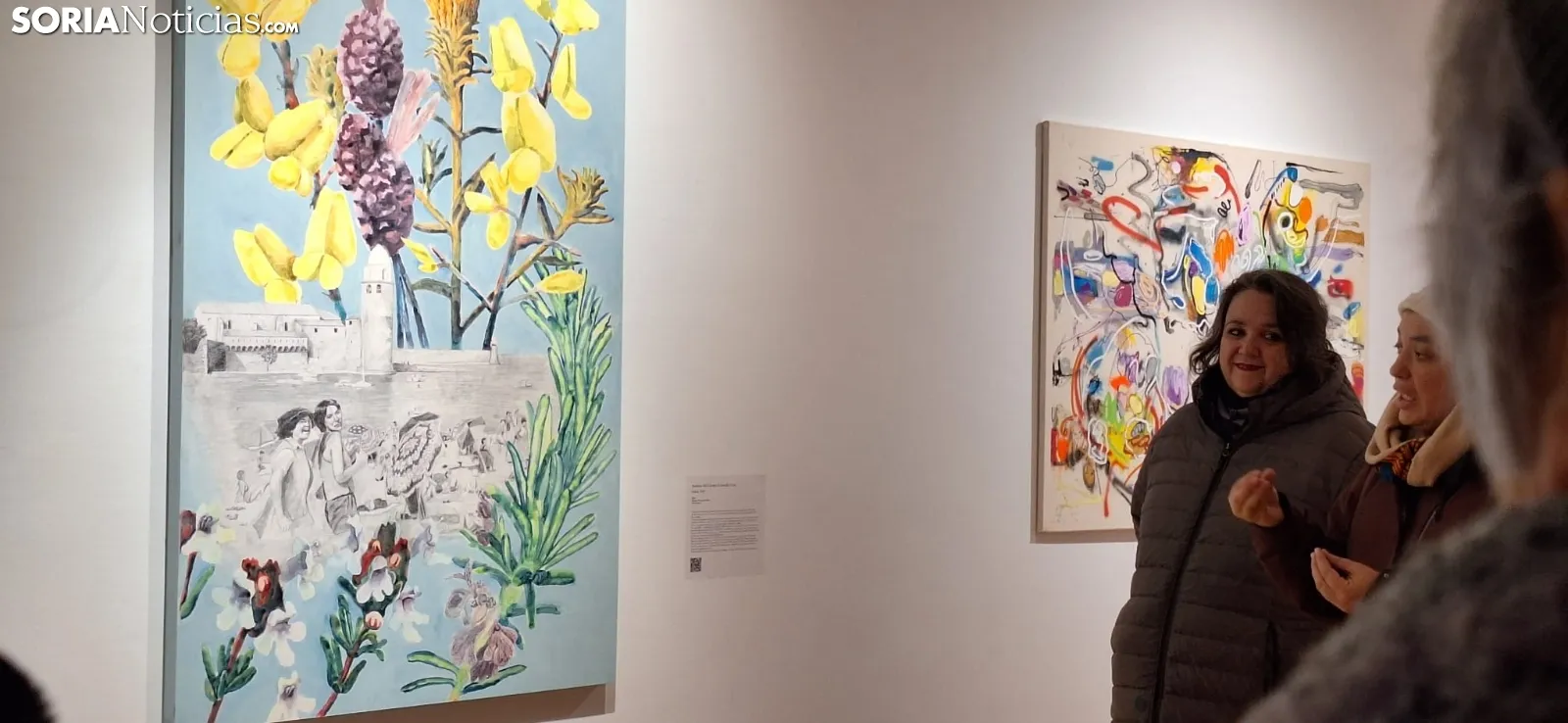 Una de las visitas guiadas a la exposición. /PC