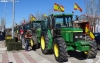 Una 'tractorada' en Soria capital. /SN