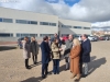 Visita al espacio de las nuevas instalaciones de la UVa en Soria. 