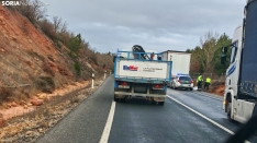 Foto 4 - ACTUALIZACI&Oacute;N | Fallece un ciclista de 48 a&ntilde;os tras ser atropellado por un cami&oacute;n en la SO-20 en las afueras de Soria