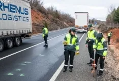 Foto 3 - ACTUALIZACI&Oacute;N | Fallece un ciclista de 48 a&ntilde;os tras ser atropellado por un cami&oacute;n en la SO-20 en las afueras de Soria
