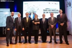 Una de las imágenes del acto central de presentación de 'Tras las huellas del territorio'. /Ferrer 