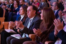 Una de las imágenes del acto central de presentación de 'Tras las huellas del territorio'. /Ferrer 