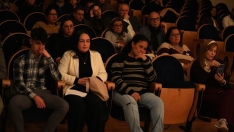 Una imagen del acto hoy. 