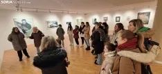 Una de las visitas guiadas a la exposición. /PC