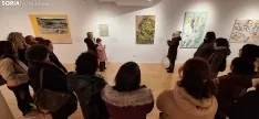 Una de las visitas guiadas a la exposición. /PC
