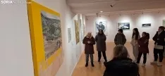 Una de las visitas guiadas a la exposición. /PC