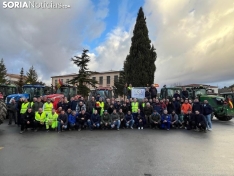 Foto 3 - San Esteban, apoyo de los agricultores en sus concentraciones