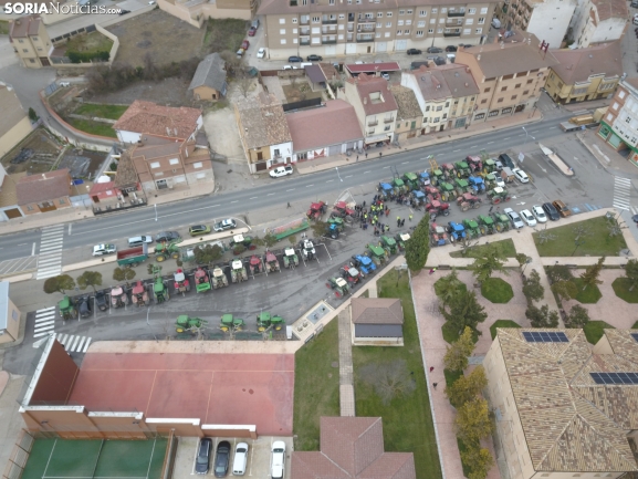 San Esteban, apoyo de los agricultores en sus concentraciones