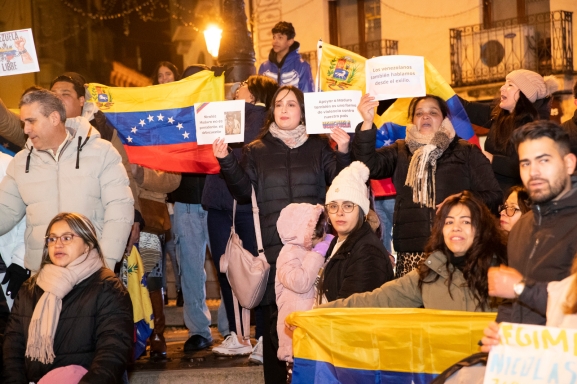 Los venezolanos en Soria apoyan la intervención de EEUU en su país 