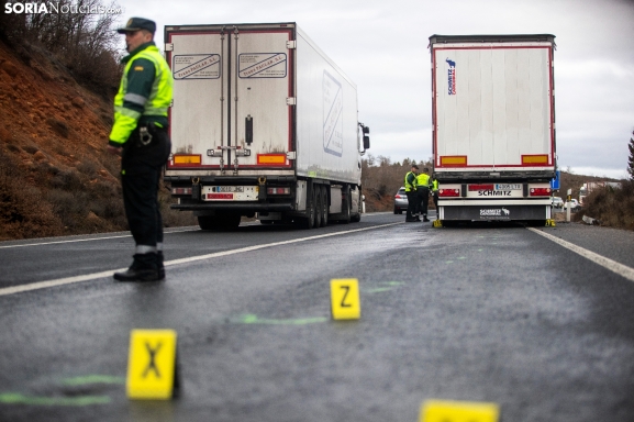 ACTUALIZACIÓN | Fallece un ciclista tras ser atropellado por un camión en la SO-20 en las afueras de Soria