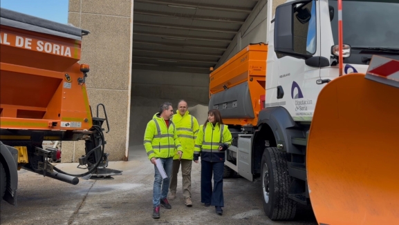 La vicepresidenta de la institución durante una visita al Parque Provincial. /Dip.