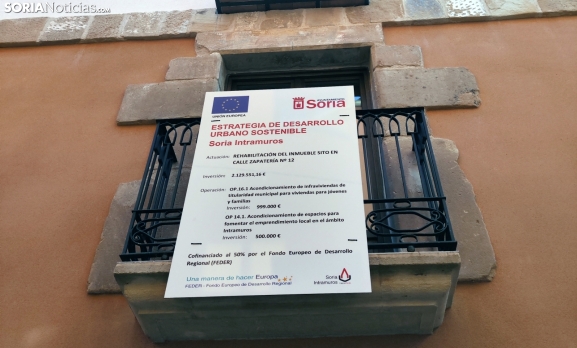 Licitación mobiliario viviendas jóvenes calle Zapatería Soria