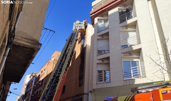 Intervención de bomberos en García Solier