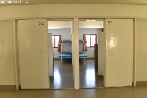 Un funcionario de la cárcel de Soria, herido tras un grave incidente con varios internos