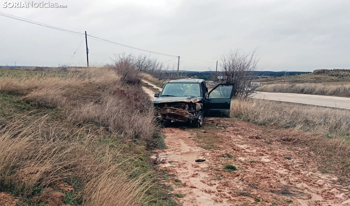 Heridos una madre y su hijo tras dar varias vueltas de campana con su vehículo en Berlanga