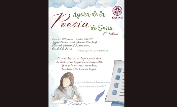 Si escribes, es tu lugar para leer: El Ágora de la Poesía regresa al Casino
