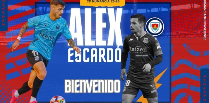 El Numancia encuentra a su deseado centrocampista ofensivo: Álex Escardó ficha por los rojillos