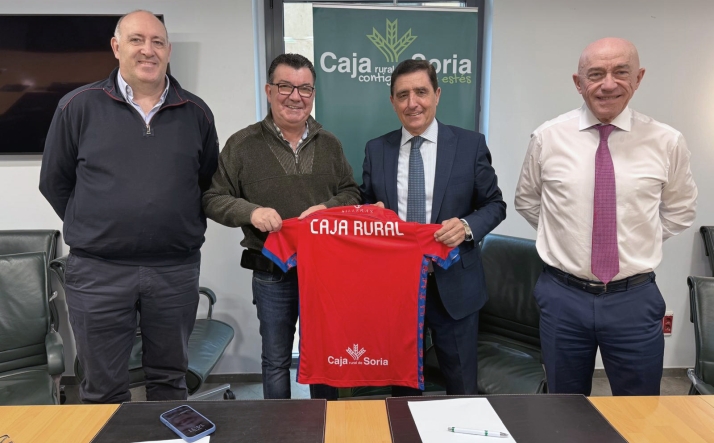 Alianza renovada: Caja Rural seguirá en la piel del Numancia durante 2026