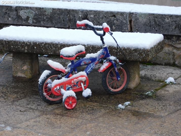 En im&aacute;genes: Estampas blancas en Soria tras el paso de la borrasca Ingrid