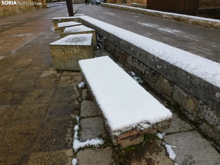 En im&aacute;genes: Estampas blancas en Soria tras el paso de la borrasca Ingrid