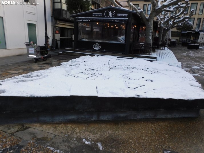 En im&aacute;genes: Estampas blancas en Soria tras el paso de la borrasca Ingrid