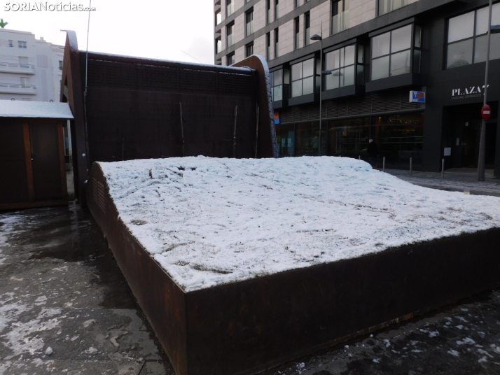 En im&aacute;genes: Estampas blancas en Soria tras el paso de la borrasca Ingrid