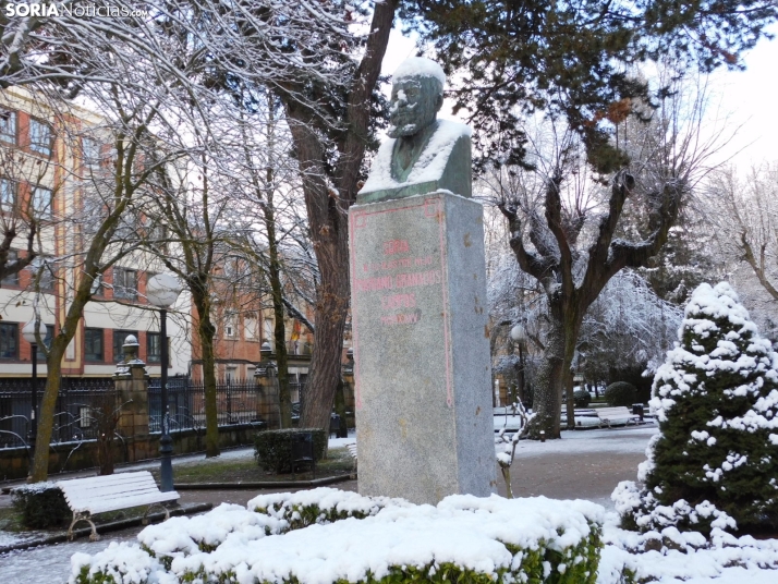 En im&aacute;genes: Estampas blancas en Soria tras el paso de la borrasca Ingrid