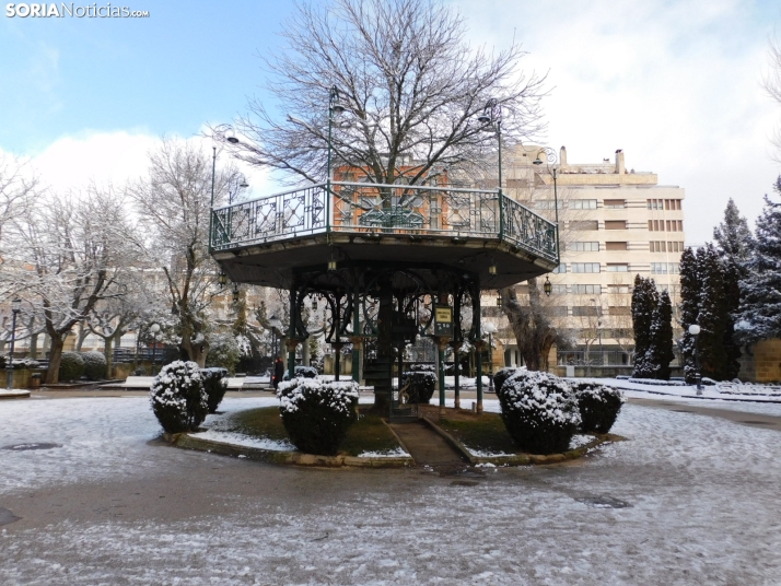 En im&aacute;genes: Estampas blancas en Soria tras el paso de la borrasca Ingrid