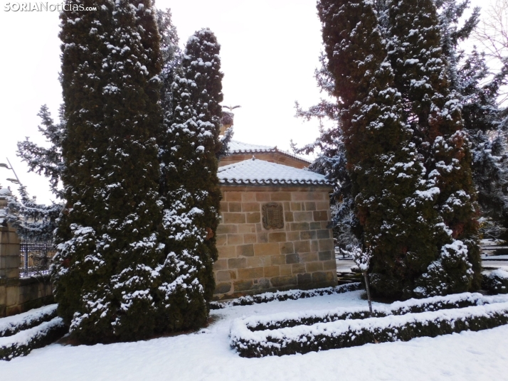En im&aacute;genes: Estampas blancas en Soria tras el paso de la borrasca Ingrid