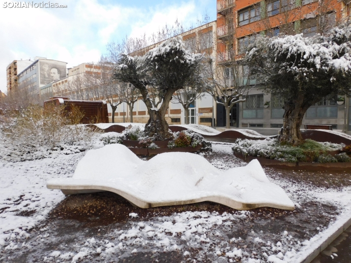 En im&aacute;genes: Estampas blancas en Soria tras el paso de la borrasca Ingrid