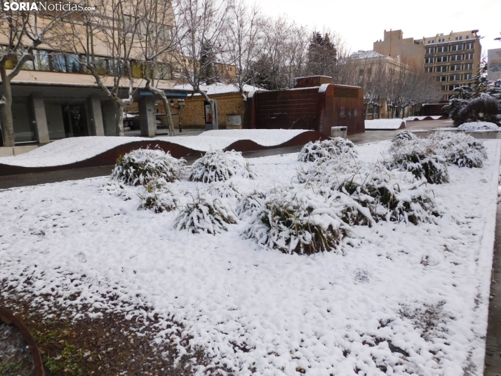 En im&aacute;genes: Estampas blancas en Soria tras el paso de la borrasca Ingrid