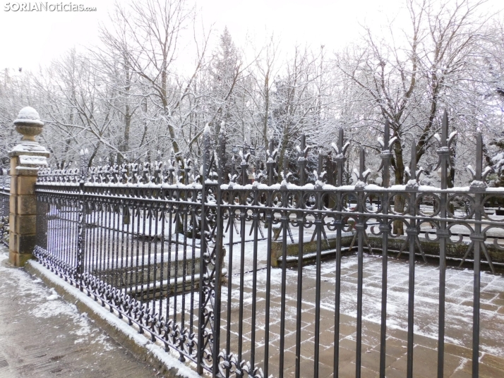 En im&aacute;genes: Estampas blancas en Soria tras el paso de la borrasca Ingrid
