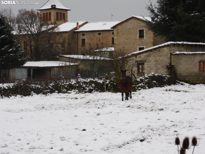 Fotos: Uno de los pueblos m&aacute;s bonitos de Espa&ntilde;a, cubierto por la nieve