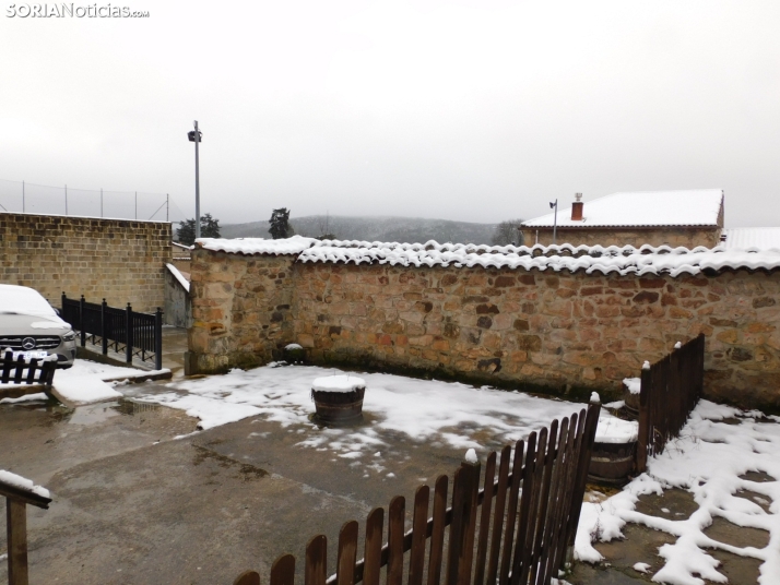 Fotos: Uno de los pueblos m&aacute;s bonitos de Espa&ntilde;a, cubierto por la nieve